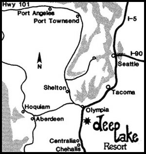 Map to Deep Lake Resort